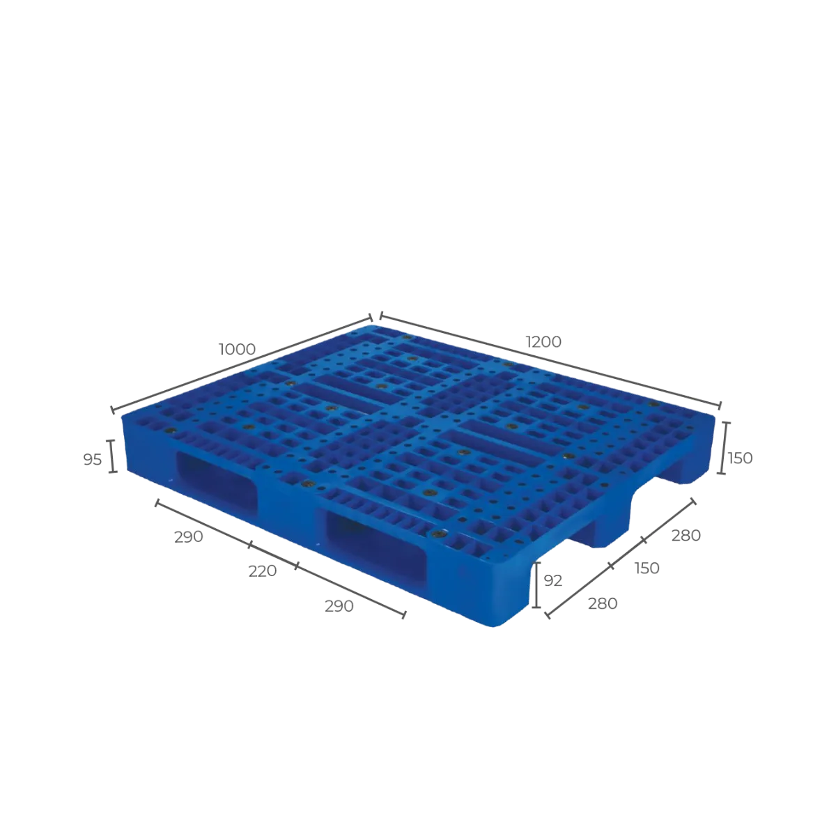 Pallet liền khối PL10-LK - Ảnh 1