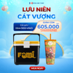 Combo Lưu Niên Cát Vượng 2 món | Thùng giữ nhiệt 12L và Ly nhựa 12 Cung Hoàng Đạo