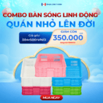 COMBO 5 Sóng hở màu mới HS008-SH NHỰA LONG THÀNH