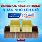 COMBO 5 Sóng bít màu mới HS017-SB NHỰA LONG THÀNH
