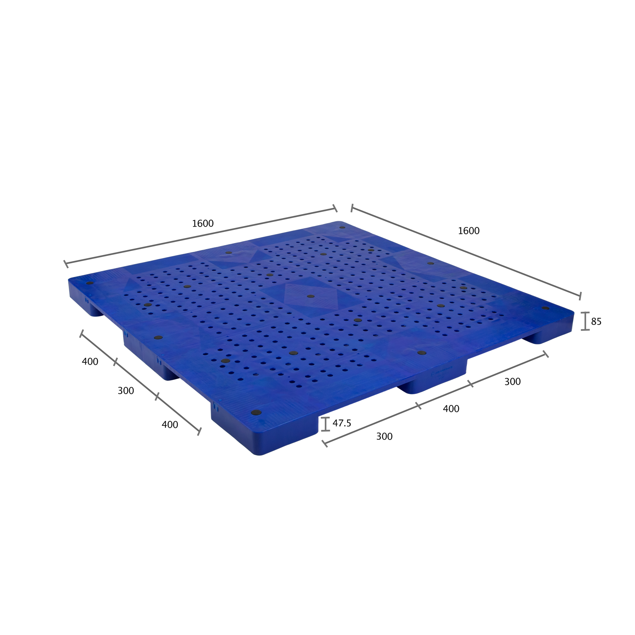 1600x1600x85 Pallet lót sàn PL11-LS - Ảnh 1